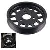 A77T-Premium For BMW M52TU M54 Engine Parts Black Anodized Aluminum Power Steering Pulley For BMW E46 E36 E39 E38 X5 E53 Z3