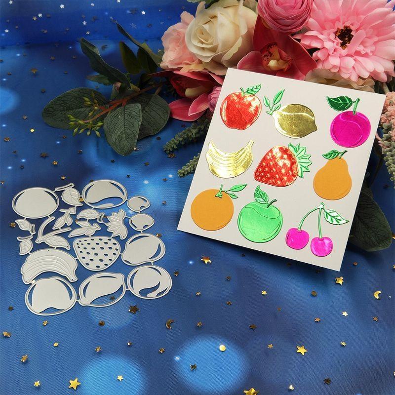 Фрукты Металлические Штампы-Высечки Трафарет Скрапбукинг DIY Альбом Штамп Бумажная Карточка Тиснение Декор Ремесло Распродажа