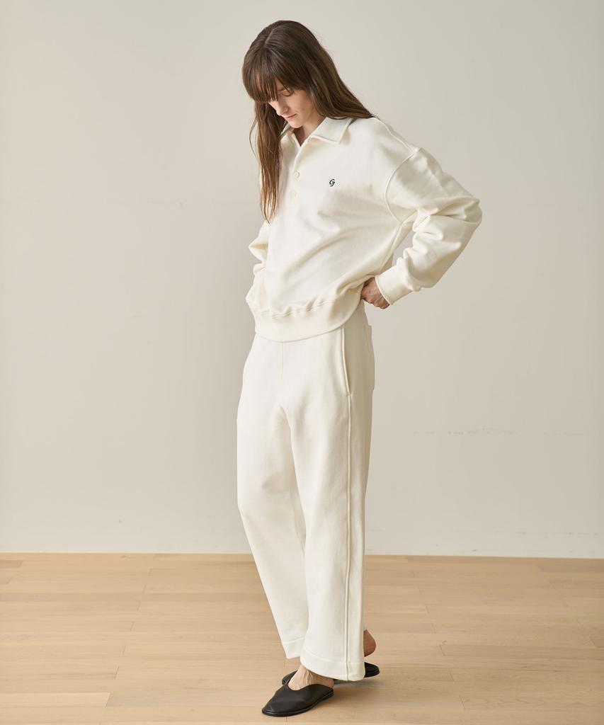 GRIDAJ Barrel Trousers _ White