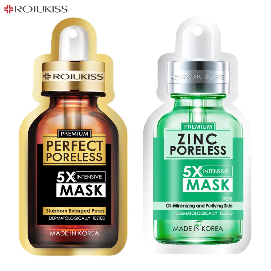 Rojukiss Акне/Укрепляющая/Красная сыворотка/Глута/HYA/Омега/Идеальная/Восстанавливающая/Белая/Цинковая интенсивная маска без пор 5X 25 мл - Thai Skincare