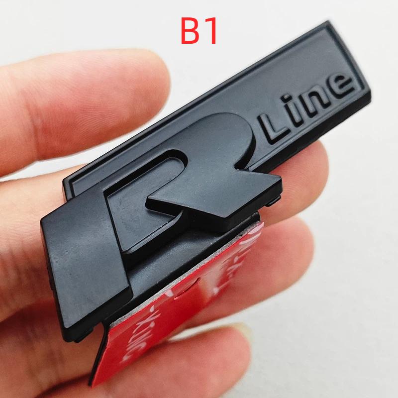 3D Металлический Логотип Автомобиля R RLine Эмблема Значок Наклейка Аксессуары