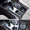 Углеродное волокно, центр управления автомобилем, панель переключения передач, наклейка, украшение, аксессуары для интерьера для BMW X5 E70 X6 E71 2008-2013