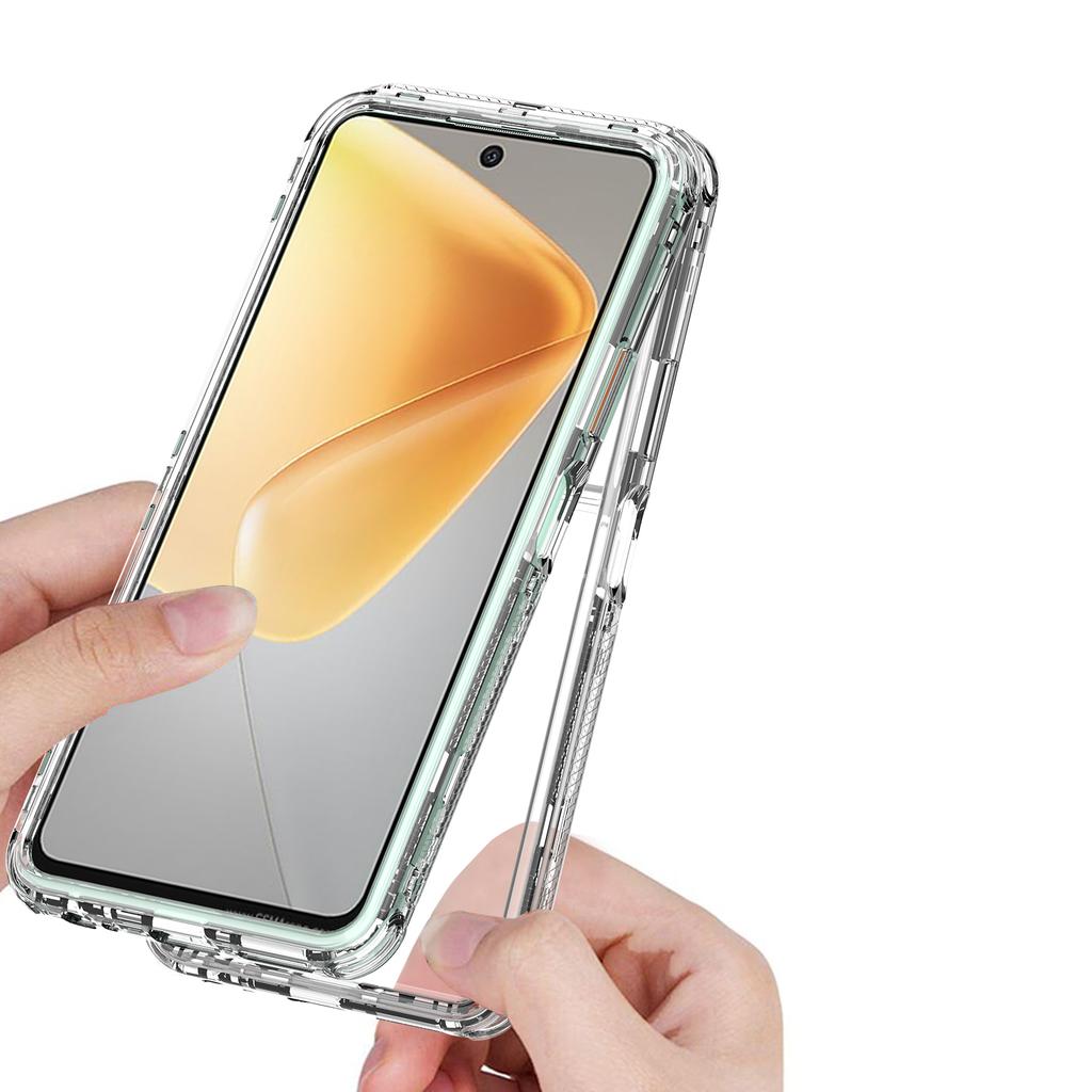 Для Infinix Hot 50 4G чехол антицарапающий акрил + TPU прозрачный чехол для телефона