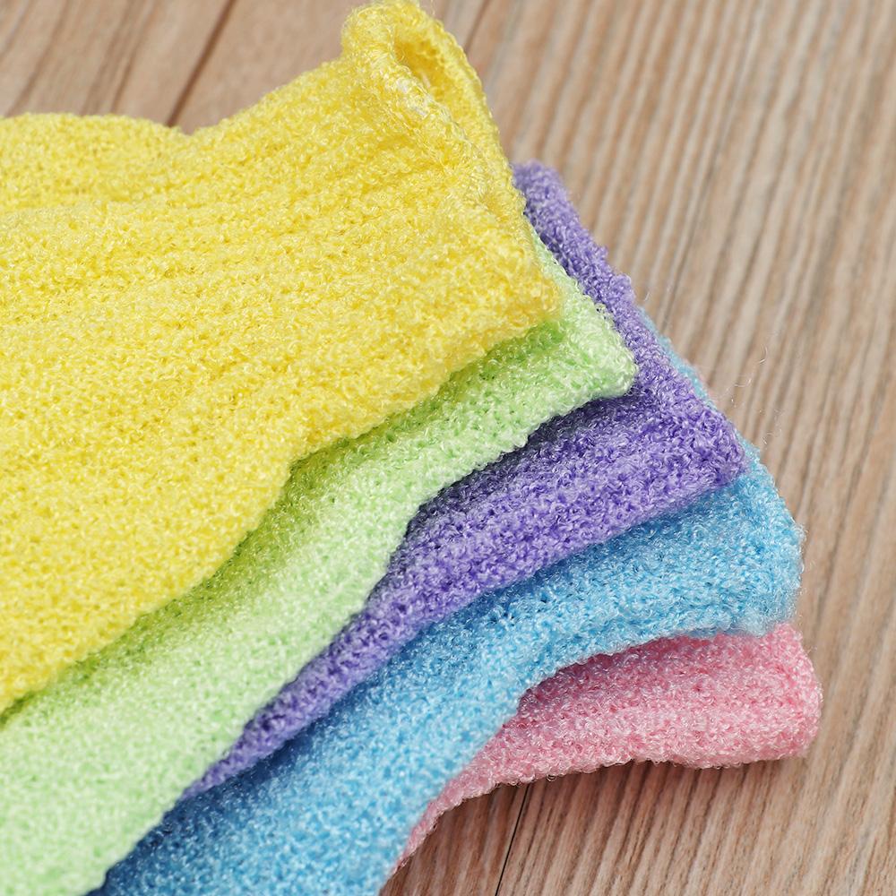 Products Scrubbing Skin Exfoliating Massage Sponge Wash Cloth Body Cleaner Shower Brush Bath Gloves