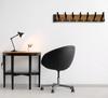 Modern Oak 80cm Wall-Mounted Clothes Hanger