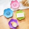 3Pcs Wall Mount Lotus Soap Dish Double Layers Quick Drain No Drill Kitchen Bathroom Shampoo Bar Soap Holder Container Box Saver