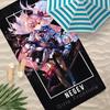 Полотенце Girls' Frontline из полиэстера, пляжное, быстросохнущее, не собирающее песок, для лета, бассейна, путешествий, отпуска
