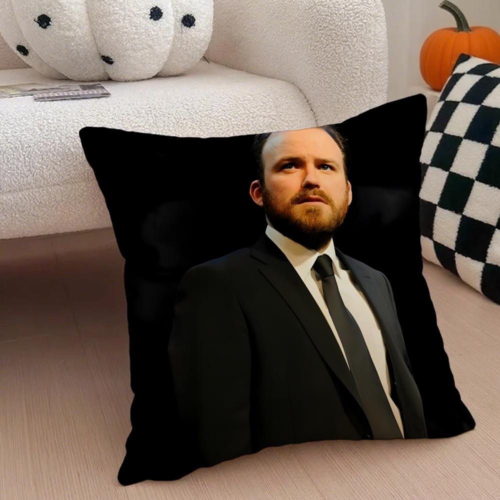 RRory Kinnear Cushion Cover Linen Pillow Case Soft Breathable Protective Couch Room Decoration