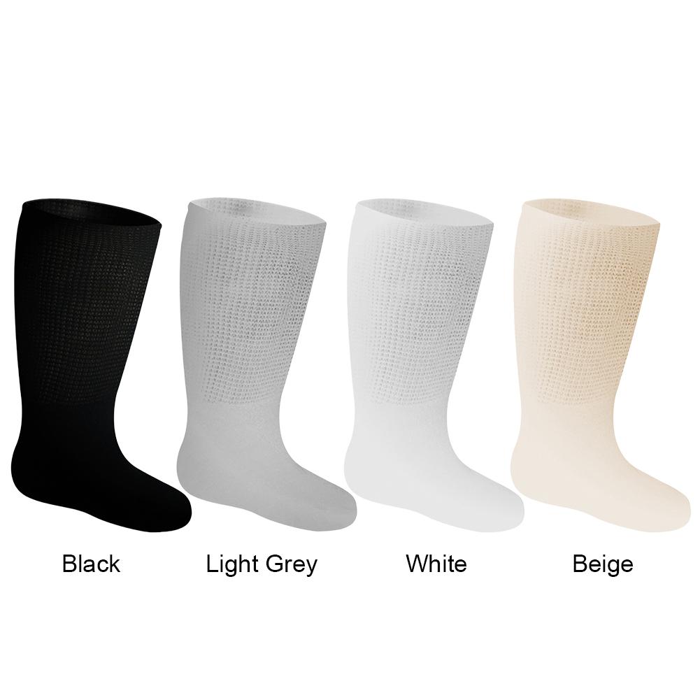 Extra Width Socks Diabetic Crew Socks Comfortable Neuropathy Crew Socks Breathable Loose Fit Socks for Sports