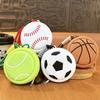Waterproof Ball Shaped Coin Purse Sporty Storage Bag Cartoon Headphone Pouch  Sports Accessory