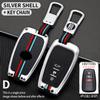 Zinc Alloy Car Remote Key Case Cover for Toyota CHR Prado 2017 18 Prius Camry Corolla RAV4 2020 2022 2023 2024 Car Accessories