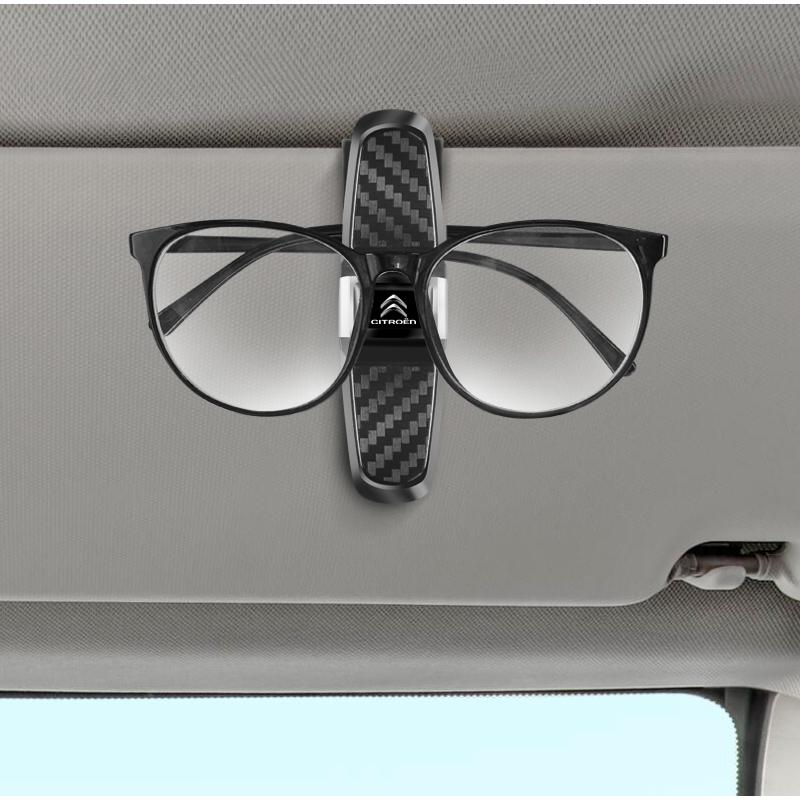 Car Holders Glasses Car Sun Visor Sunglasses Eyeglasses Mount For Citroen C4 C3 C2 C1 C5 Berlingo Xsara Grand Picasso headrest rvdn46