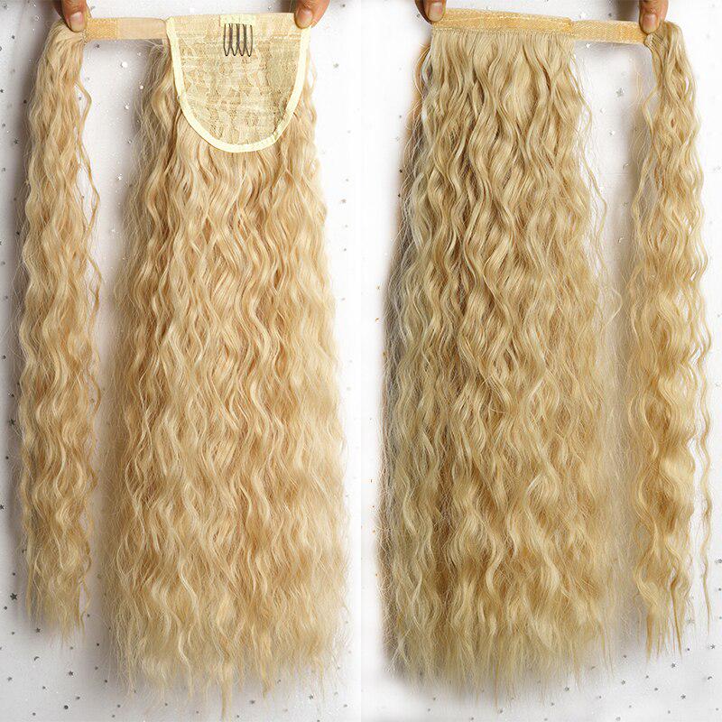 MERISIHAIR Женские длинные вьющиеся искусственные волосы на шнурке, наращивание хвоста, синтетические высокотемпературные волокна для наращивания волос