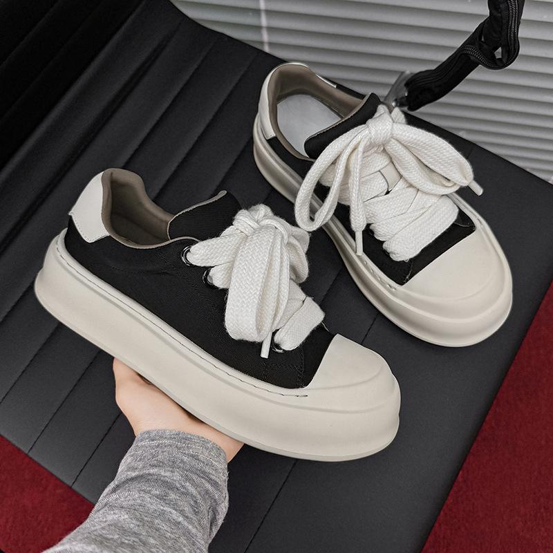 Candy shoes spring and summer cloth shoes men's casual board shoes versatile shoes platform heightening shoes breathable shoes