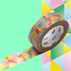 Masking Tape - MT - Light Gradient Mosaic - Multicolor - Adhesive Paper - 1 Piece