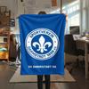 1pc SV Darmstadt 98 Print Flannel Blanket, High quality Comfortable for All Seasons, Home Decor, Warmth and Comfort, Perfect for Christmas Gifts92