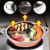Нержавеющая сталь Разделенная кастрюля Готовка 3 вкуса Китайская суповая посуда Многофункциональная для