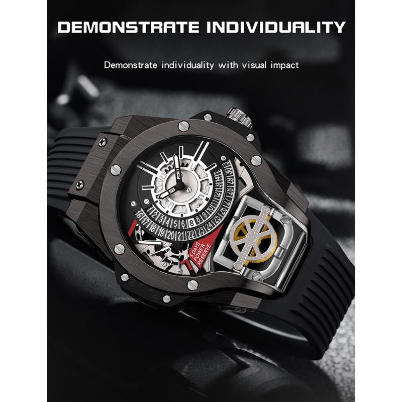 SANDA Новые мужские часы World of Warcraft Drive, модные сионатологические часы с календарем и ночным светом