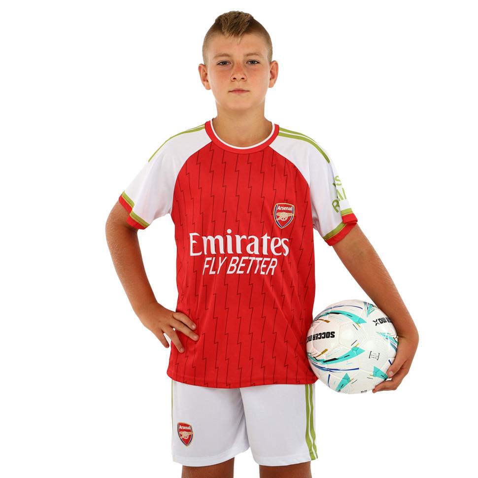 Kid's soccer football uniform jersey and shorts  Arsenal CO-7180