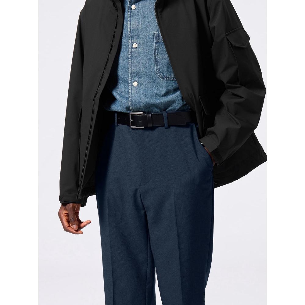 GU by Uniqlo Моющиеся зауженные брюки Sw+ec длиной 77,0 см 