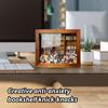 Sensory Bookshelf Mini Wooden Anxiety Bookshelf Shaking Bookshelves Sensory Toys Stress Reliever Books Shake Fidget Bookshelf