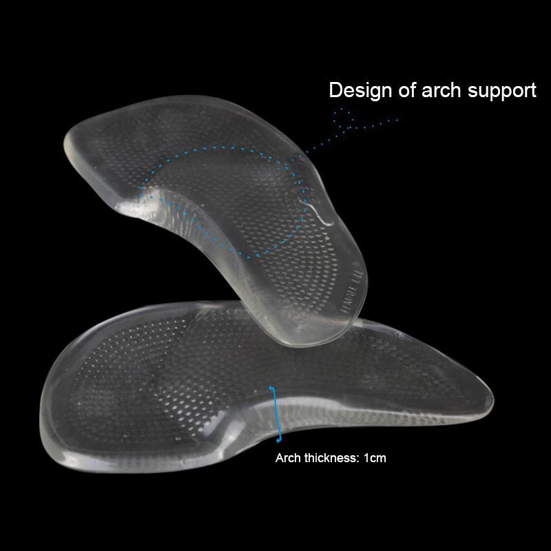 Силиконовые гелевые вставки для поддержки свода стопы, подушечки для плоскостопия, ортопедические стельки, обезболивающие ортопедические подушечки для обуви