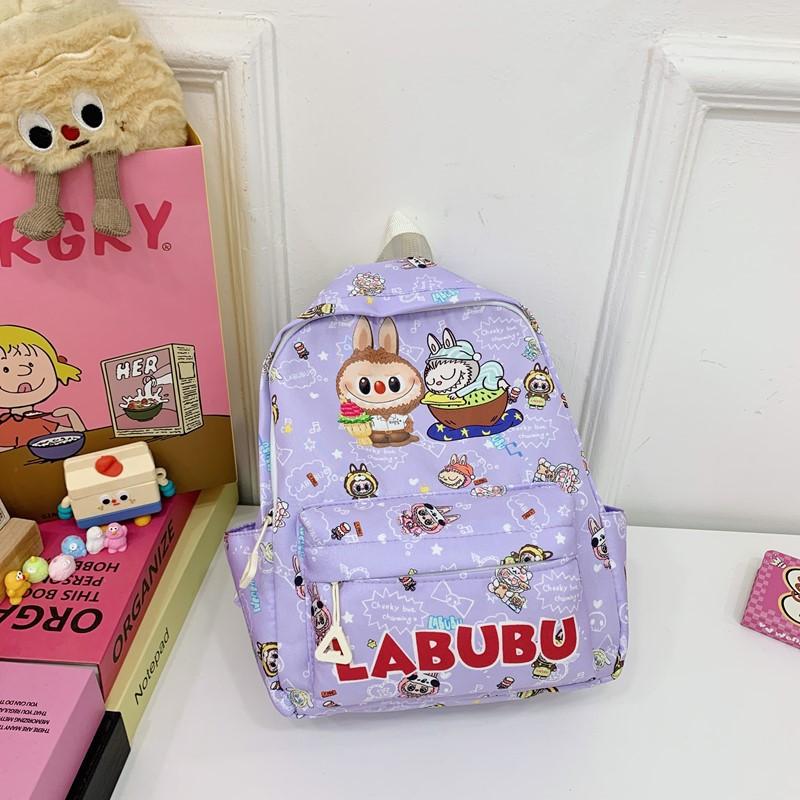 Large Capacity Primary School Schoolbag Cartoon Animation Foreign Style Printing Boys And Girls Backpack Children'S Backpack