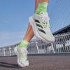 adidas Adizero Boston 12 Облачно-белый Основной черный Зеленая искра