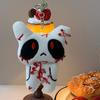 Хэллоуин Привидение Кукла Брелок Плюшевая Кровавая Кукла Готический стиль Страшный Подвеска для рюкзака Подвеска с пряжкой в виде сердца для подарка