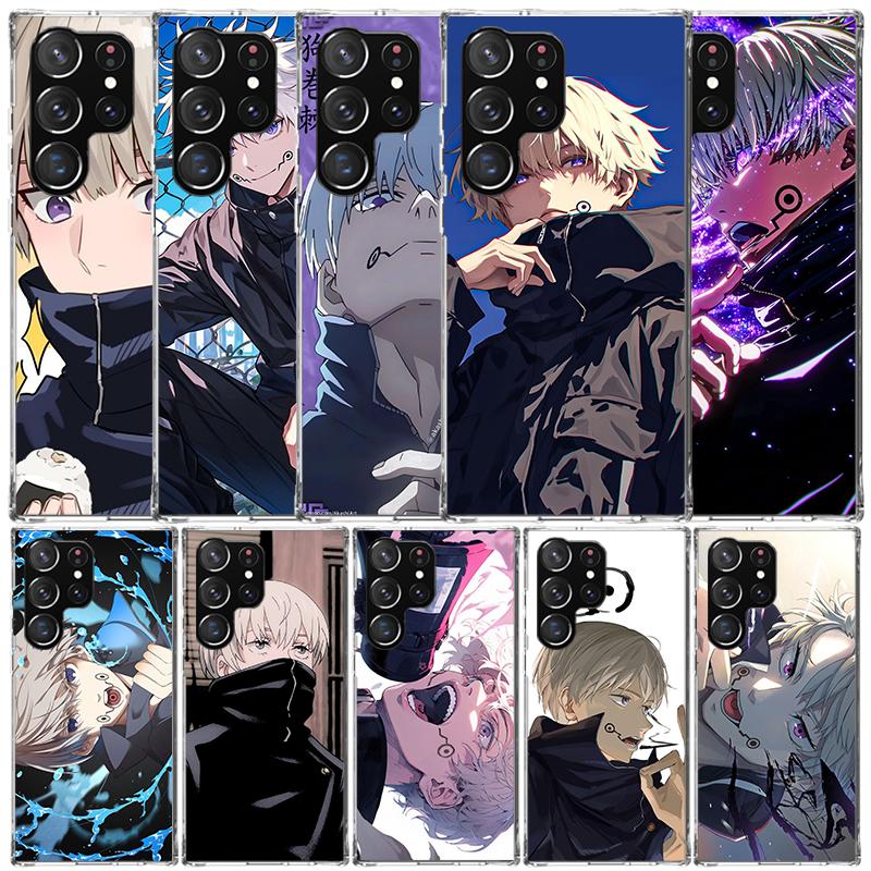Чехол для телефона Kaisen J-Jujutsu Инумаки Тоге для Samsung Galaxy S24 S25 Edge S26 Ultra S22 S23 Plus S21 + S20 FE Мягкая задняя крышка из ТПУ