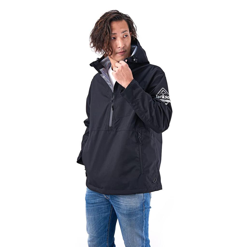 Jackson Durable Water Repellent Half Zip Parka Black S