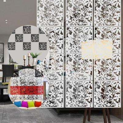 12 шт подвесная перегородка 40x40 см пластиковая полая панель для штор водонепроницаемые перегородки для домашнего отеля DIY Decoraction