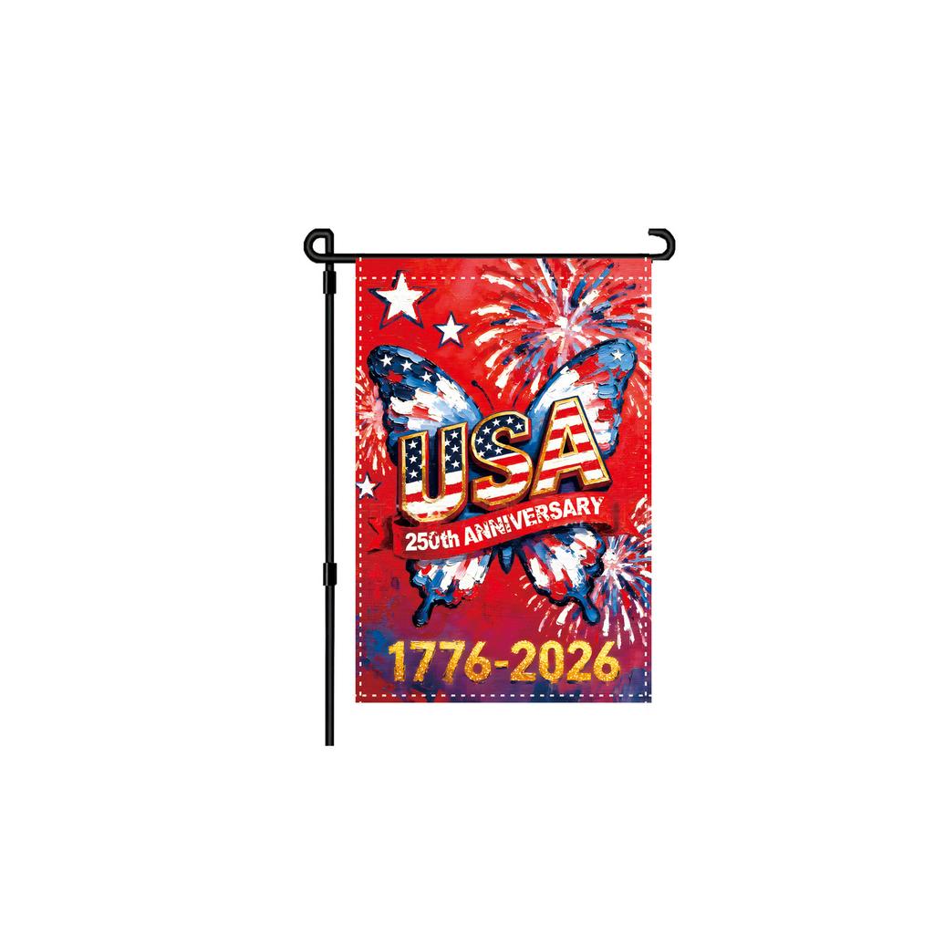 Decorative Garden Flag For The 250th Anniversary Of The United States
