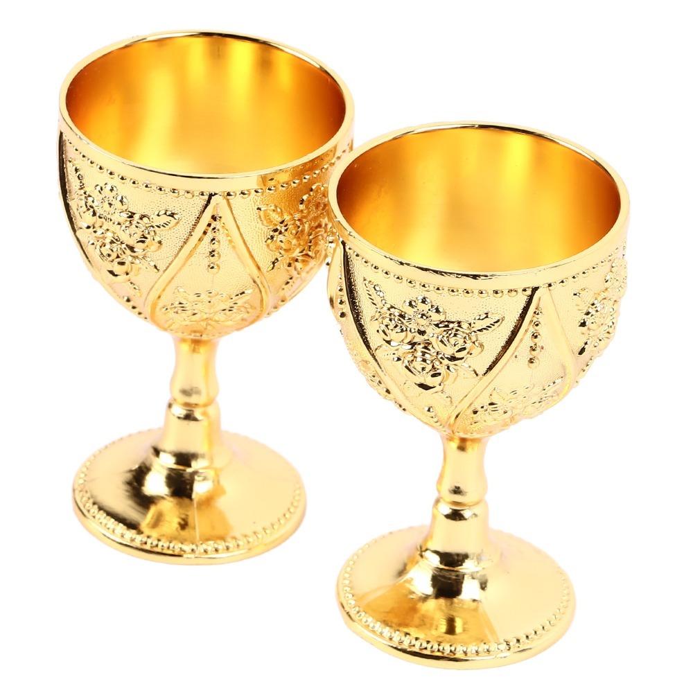 Zinc Alloy Wine Glass Gold Chalice Goblet Goblets & Chalices Drinking Cup For Renaissance Gifts