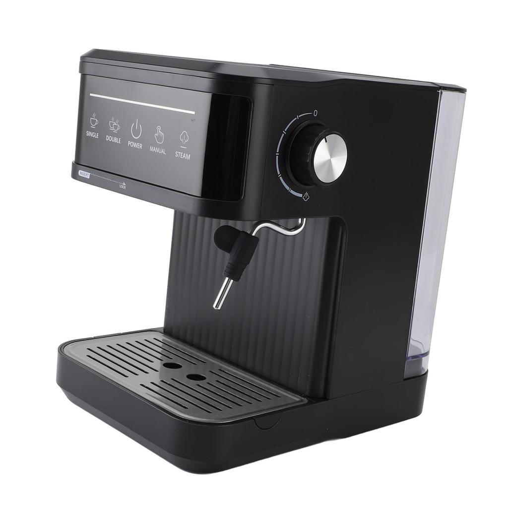 20Bar Coffee Machine 850W Stainless Steel Semi Automatic Coffee Maker Brewer with Grinder Tamper