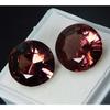 Natural Padparadscha Sapphire 19 Ct Round Pair Stunning Certified Gemstone