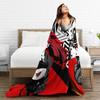 Soft Warm Blanket Picnic Animated Game P- Persona 5 Bedding Throws  Flannel Bedspread For Couch Chair Aesthetic Sofa Bed Cover