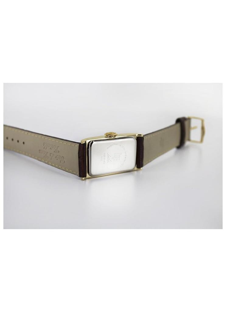 Авторизованный дистрибьютор Lip watch lip671006 Churchill T18 gold crocodile brown leather [LIP] мужские