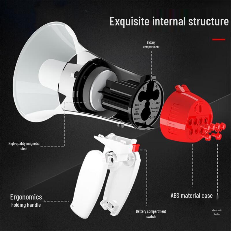 Outdoor Recording Megaphone Loudspeaker