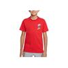 Sportswear Standard Issue Logo Print Short Sleeve T-Shirt Kids Tops University-Red FJ5391-657