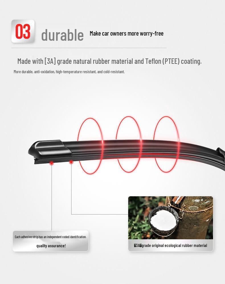 Премиальные бескаркасные дворники для Geely Haoyue – Подходят для лобового стекла, Совместимы с новыми и старыми моделями