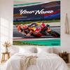 Marc Mrquez Custom Your Name Wall Decor Tapestry Art For Pet Memorial Birthdaywedding Party Backdrop Family Gift
