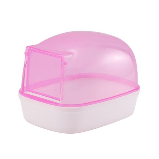 Автоматическая дверь в ванной комнате для хомяка, душевая комната для домашних животных, прозрачная туалетная комната для крыс, шиншилл, маленьких животных