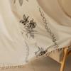 European Classical Floral Blackout Sheer Curtains for Balcony, Living Room, Bedroom, Bay Window