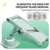 Multifu Home Vegetable Slicer Kitchen Fruit Vegetable Slicing And Shredding Machine Manually Adjustable Knob Lemon Potato Grater
