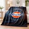 Gulf Printed Flannel Blanket Warm Comfort Bed Throw For Indoor Home Decoration