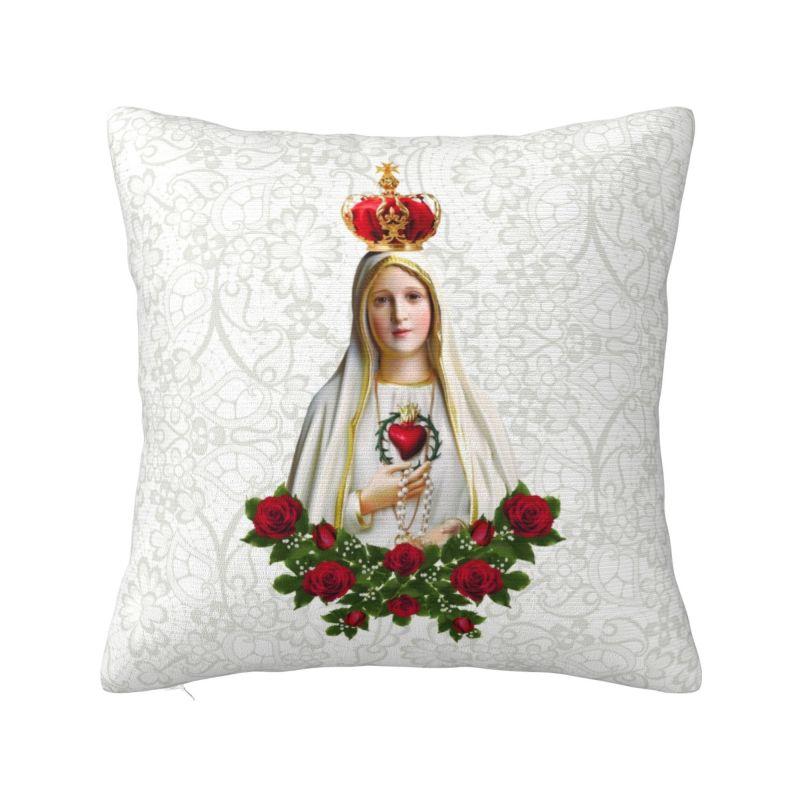 The Virgin Mary Modern Throw Pillow Covers Decoration Christian Mexico Mexican Chair Cushion