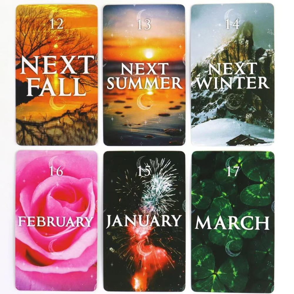 Карты Мистического Божественного Времени Оракула — 60 карт — Оракул Любви Близнецового Пламени 10,3*6 см