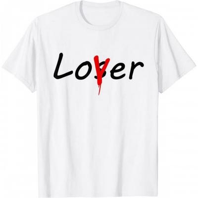 Мужская хлопковая футболка Loser Lover