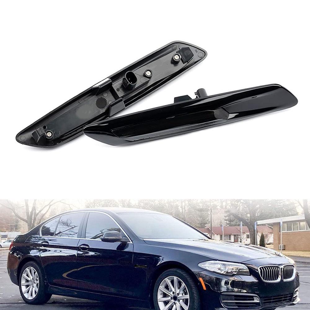 Светодиодный боковой габаритный огонь указатель поворота тонированный 63137154167 для BMW 550i 535i 528i Седа